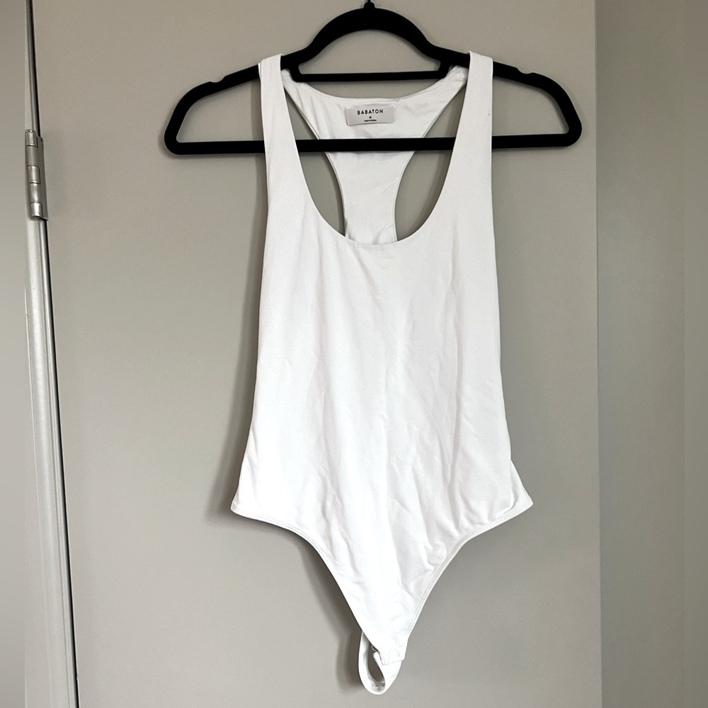 Babaton White Bodysuit